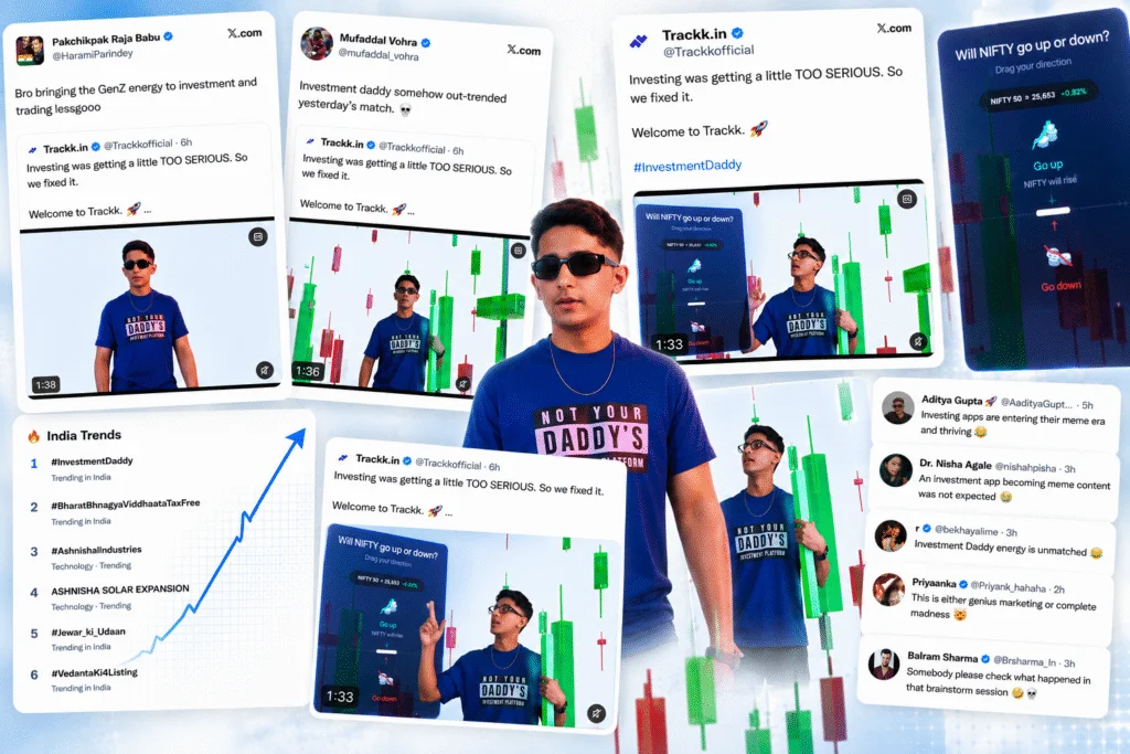 Trackk’s Investment Daddy Campaign Becomes a Social Media Phenomenon.
