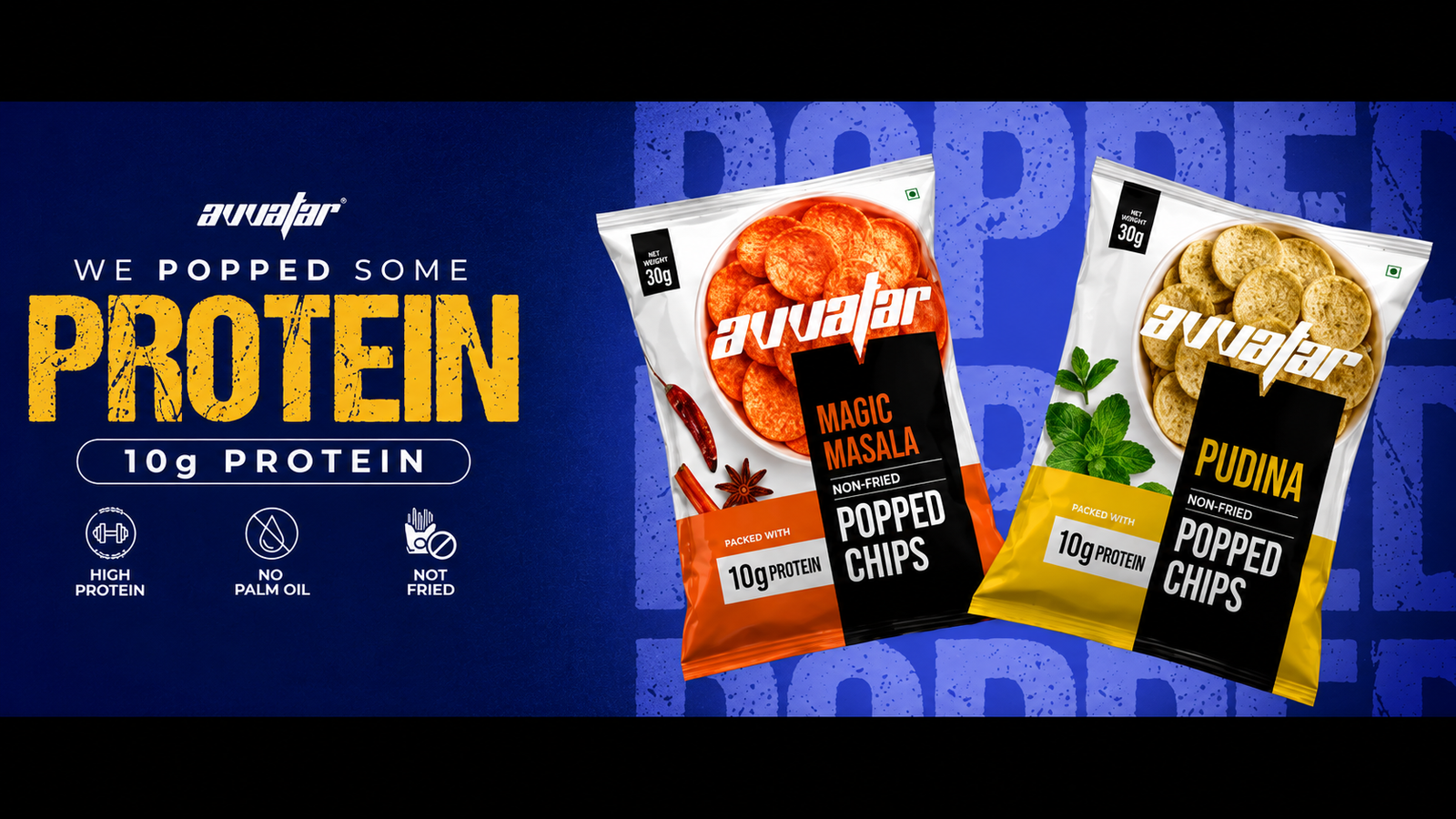 Avvatar enters protein snacking with new popped chips offering 10g protein
