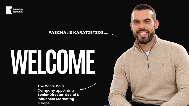 The Coca-Cola Company elevates Paschalis Karatzetzos to Senior Director, Social & Influencer Marketing Europe