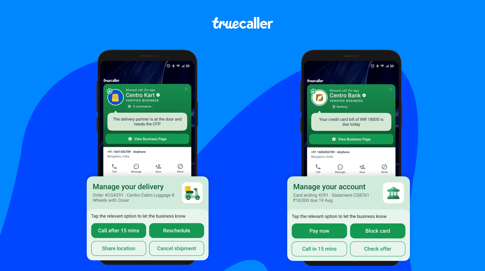 Truecaller Launches Post-Call Actions to Turn Business Calls Into Instant Actions