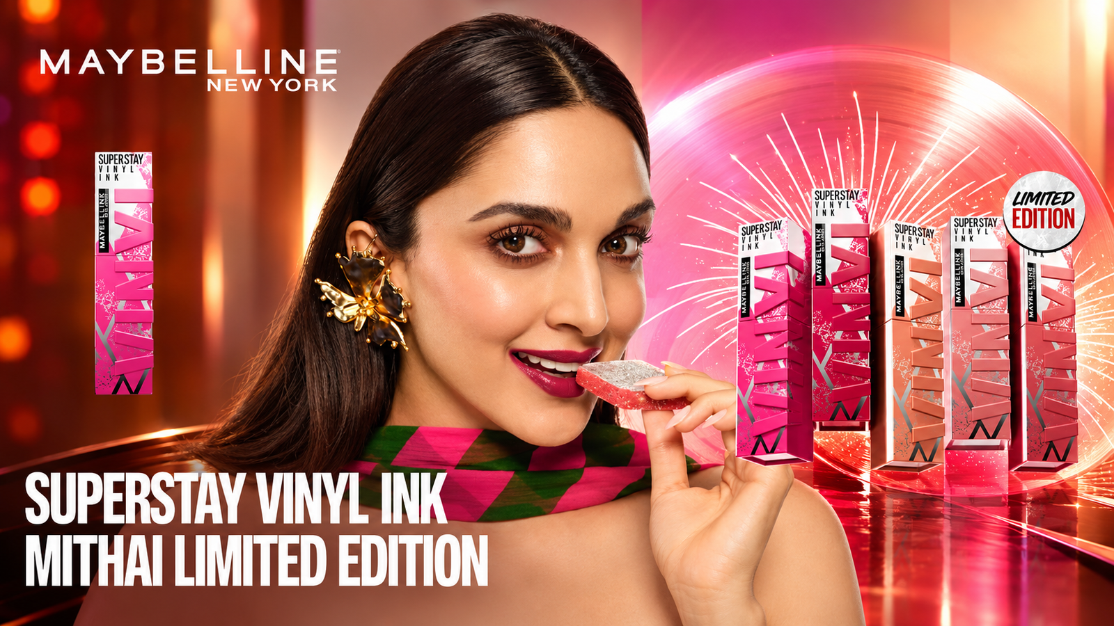 Maybelline New York unveils mithai collection with Kiara Advani for festive campaign