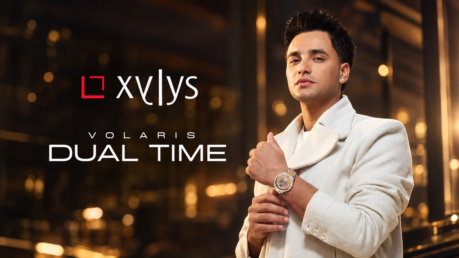 Xylys Launches Volaris Dual Time Watch with Cricketer Abhishek Sharma