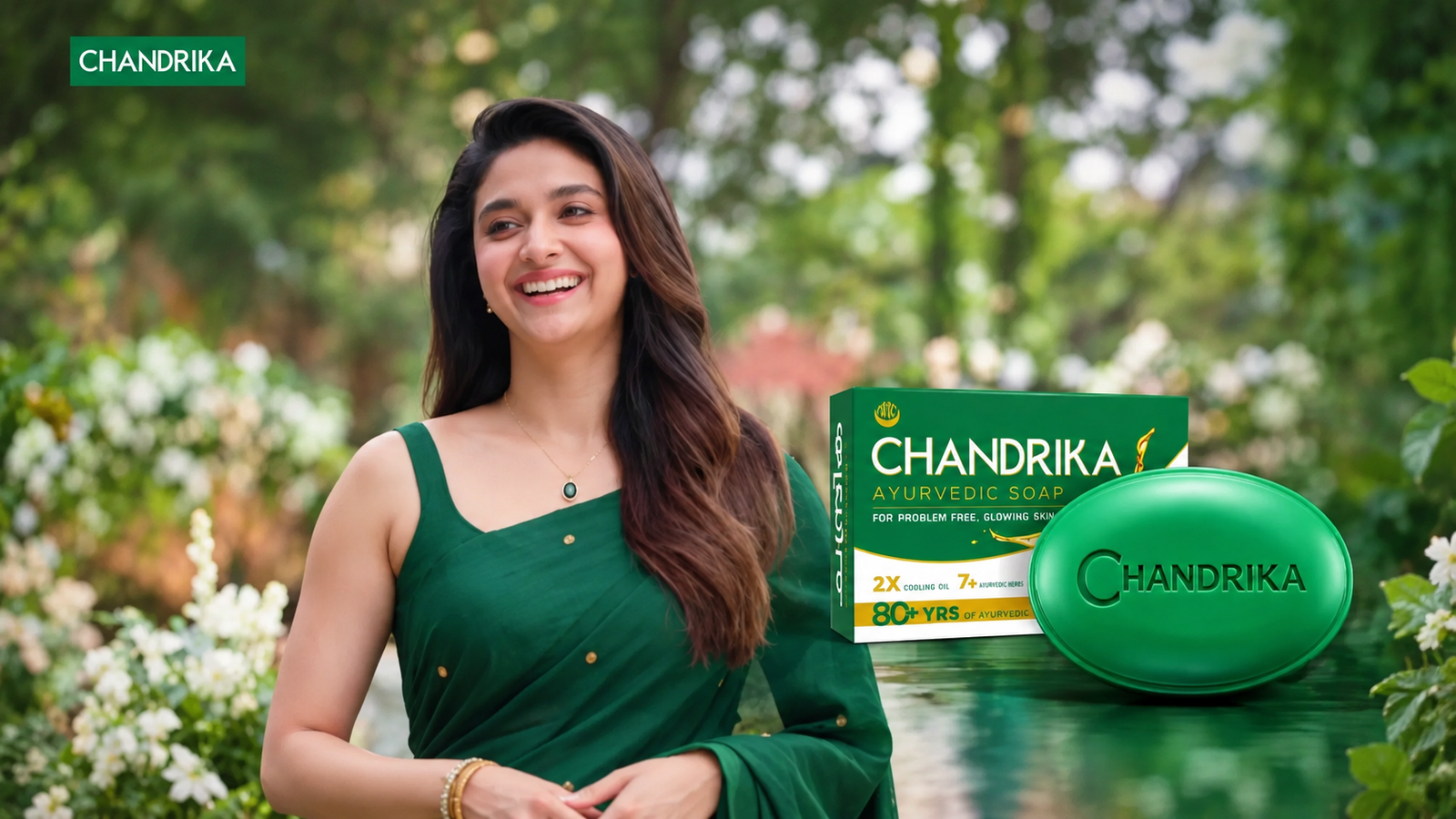 Chandrika brings Keerthy Suresh into its new Ayurvedic soap campaign